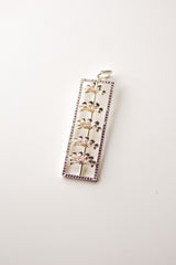 Tulsi Flowering Buds Necklace (Silver)