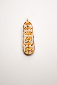 Tulsi Flowering Buds Necklace (Gold)