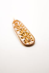 Tulsi Flowering Buds Necklace (Gold)