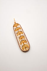 Tulsi Flowering Buds Necklace (Gold)