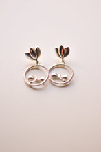 Load image into Gallery viewer, Growing Lotus Stud Earrings (Silver)

