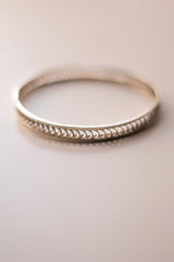 Growing Spiral Bangle (Silver)