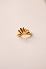 Lotus In Full Bloom Ring (Gold-Plated)