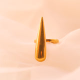 Flame Ring- Gold Plated (Big)