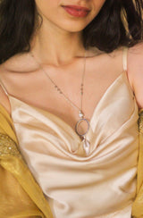 The Traveller Dot Necklace - Silver