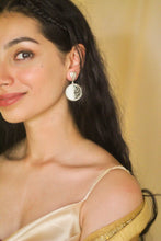 Load image into Gallery viewer, Filigree Orbit Earrings- Silver
