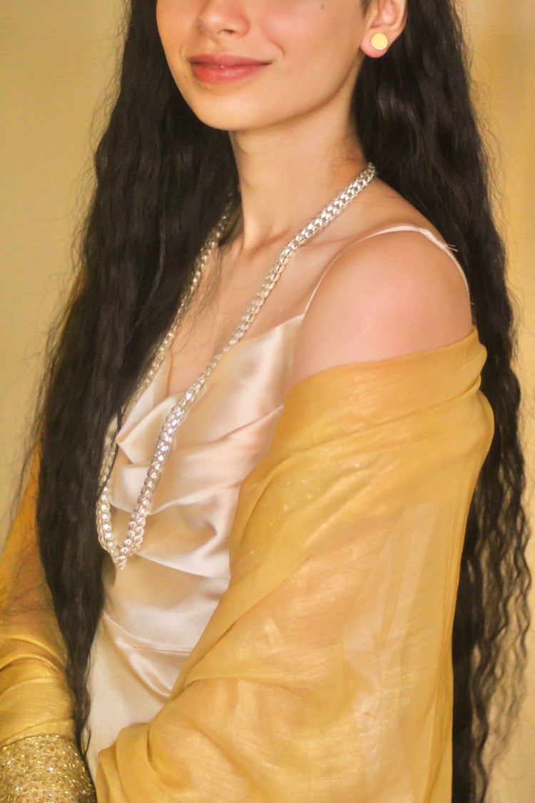 The Seed Layering Necklace- Silver