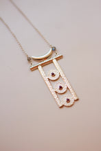 Load image into Gallery viewer, Moon and Beaten Coin Tantra Song Necklace

