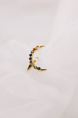 Navaratna Crescent Ring (Small)