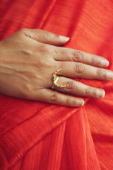 Navaratna Crescent Ring (Small)