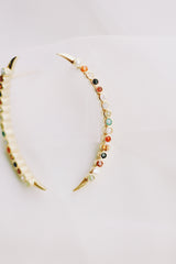 Navaratna Crescent Stud