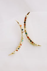 Navaratna Crescent Stud