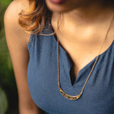 Single Crescent Moon Necklace