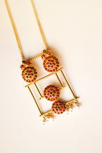 Load image into Gallery viewer, Temple Chariot Necklace (Gold-Plated)
