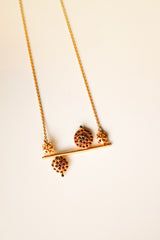 Temple Mangalsutra Necklace (Gold-Plated)