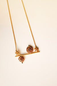 Temple Mangalsutra Necklace (Gold-Plated)