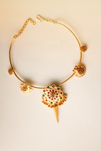 Load image into Gallery viewer, The Dancer&#39;s Temple Choker (Gold-Plated)
