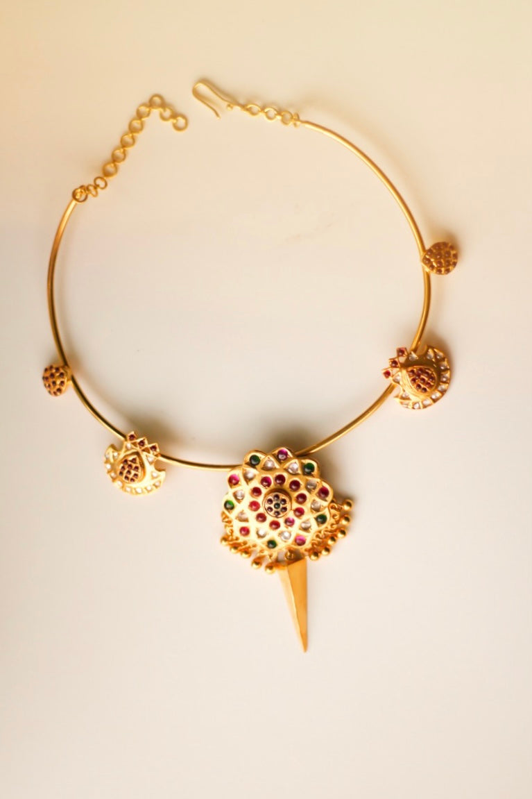 The Dancer's Temple Choker (Gold-Plated)