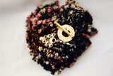 Tourmaline Gemstone Chips String Necklace