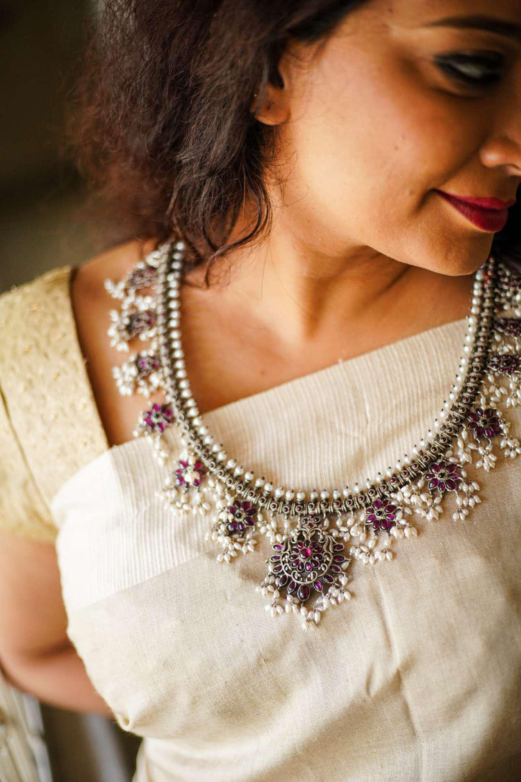 Ruby Kemp Pearl Guttupusalu Necklace