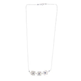 Beaten Sapphire Coin Sapphire Necklace
