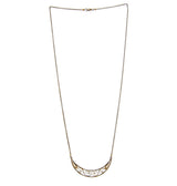 Single Crescent Moon Necklace