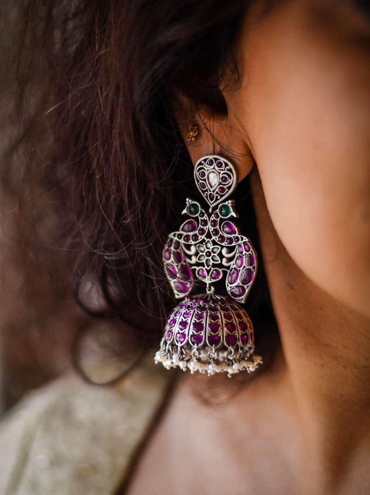 Gandaberunda Jhumkis