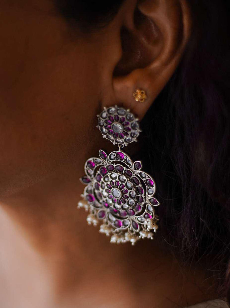 Lotus Mandala Earrings