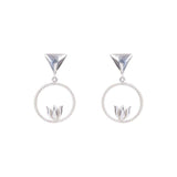 Devi Lotus In A Circle Earrings