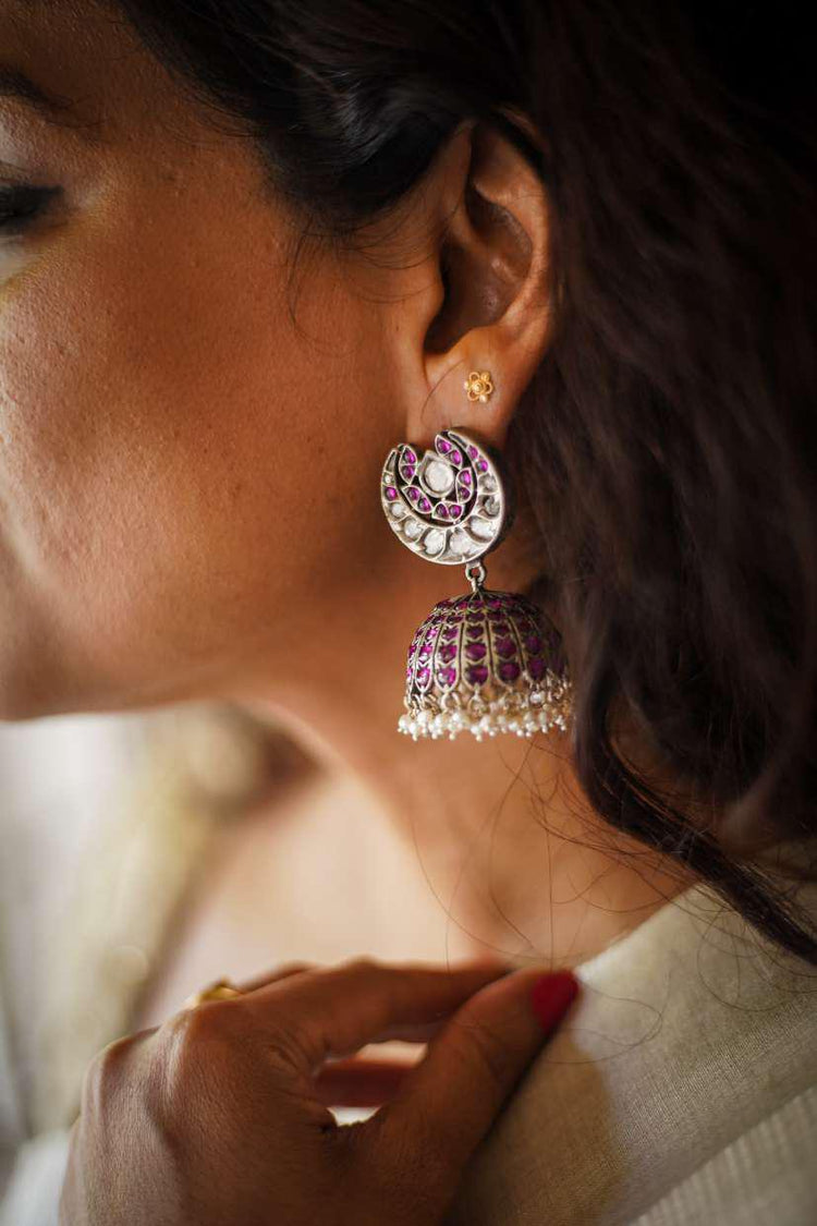 Ruby Moon Jhumkas