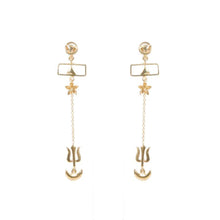 Load image into Gallery viewer, Masculine Feminine Balance Tantra Earrings
