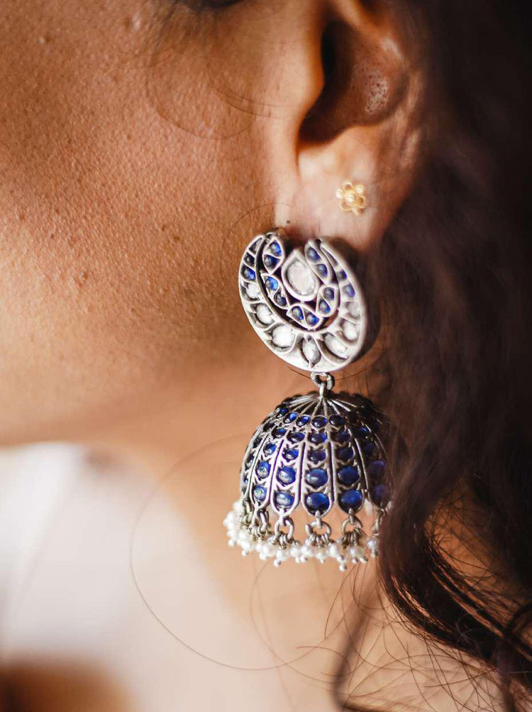 Blue Moon Jhumkas