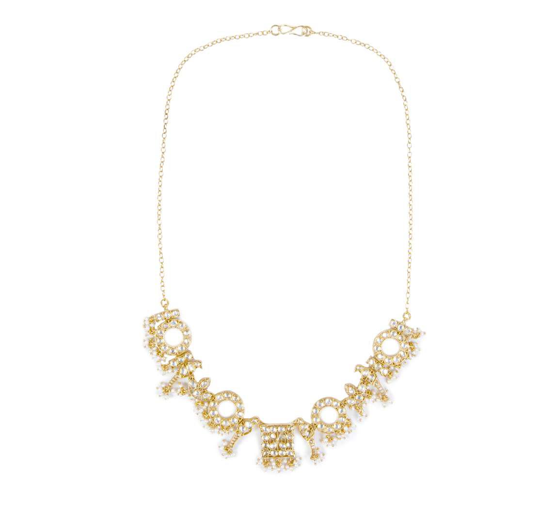 Starry Forest On My Neck Kundan Necklace