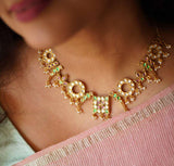 Paradise Forest On My Neck Kundan Necklace