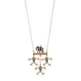 Elephant On Land Fish In The Sea Necklace